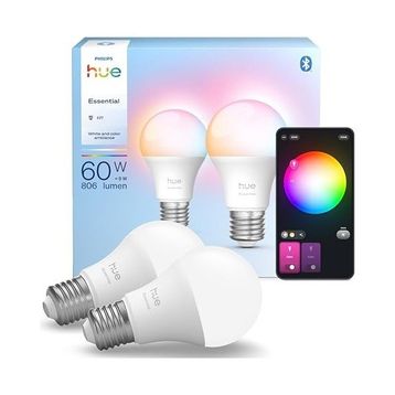 Philips Hue Essential 8W E27 806 A60 2' li Akıllı Ampul