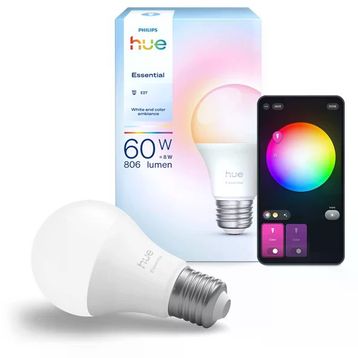 Philips Hue Essential 8W E27 806 A60 Tekli Akıllı Ampul