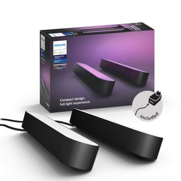 Philips Hue Play 2'li Akıllı Siyah Led Aydınlatma