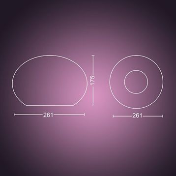 Philips Hue Wca Flourish ‎Beyaz Masa Lambası