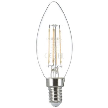 Philips Led Classic 40W B35 Led Mum Filament Ampul 2700K Sarı Işık E14 İnce Duy Dim Edilmez 2'li Eko Paket