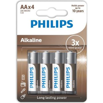 Philips Longlife LR6 AA 4'lü Alkalin Kalem Pil