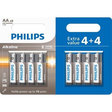 Philips Longlife LR6 AA 8'li Alkalin Kalem Pil