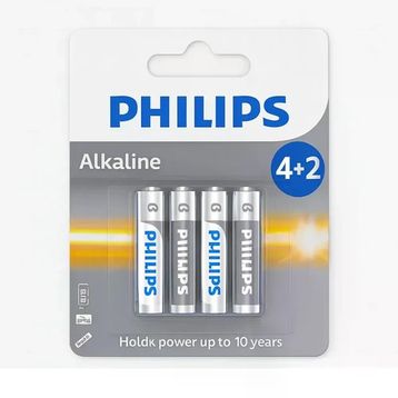 Philips Mignon LR03 AAA 6'lı Alkalin İnce Kalem Pil