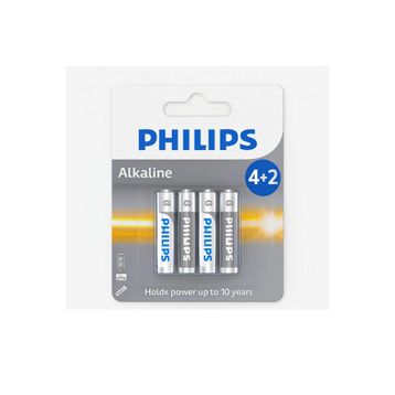 Philips Mignon LR03 AAA 6'lı Alkalin İnce Kalem Pil