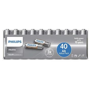 Philips Mignon LR6 AA 40'lı Alkalin Kalem Pil
