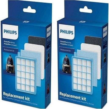 Philips Powerpro Active FC 9532-09 2 Kutu Hepa Filtre Seti