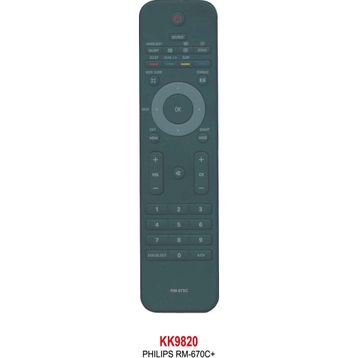 Philips RM-670C+ LCD TV Kumandası