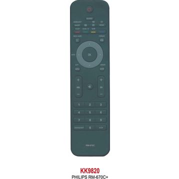 Philips RM-670C+ LCD TV Kumandası
