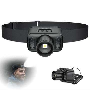 Philips SFL1403 Teleskopik Zoom Sos Modlu 400 Lümen 5W Şarj Edilebilir Uzun Menzilli El Feneri