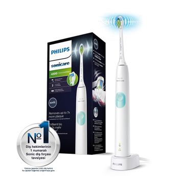 Philips Sonicare HX6807/24 Beyaz Protective Clean 4300 Sonic Şarjlı Diş Fırçası