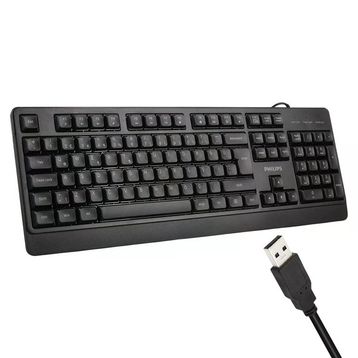 Philips SPK6247B Siyah Kablolu Klavye
