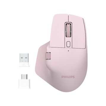 Philips SPK7858 Pembe Optik Şarjlı Sessiz Kablosuz Mouse