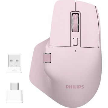 Philips SPK7858 Pembe Optik Şarjlı Sessiz Kablosuz Mouse