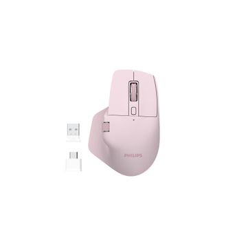 Philips SPK7858 Pembe Optik Şarjlı Sessiz Kablosuz Mouse