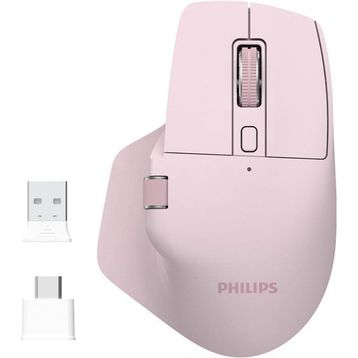 Philips SPK7858 Pembe Optik Şarjlı Sessiz Kablosuz Mouse