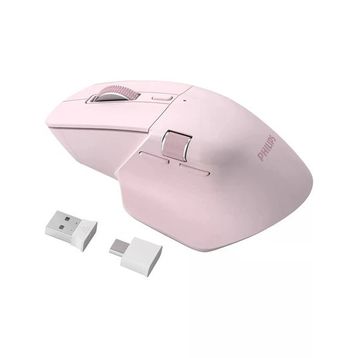 Philips SPK7858 Pembe Optik Şarjlı Sessiz Kablosuz Mouse