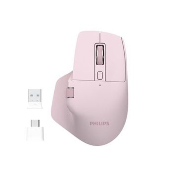 Philips SPK7858 Pembe Optik Şarjlı Sessiz Kablosuz Mouse