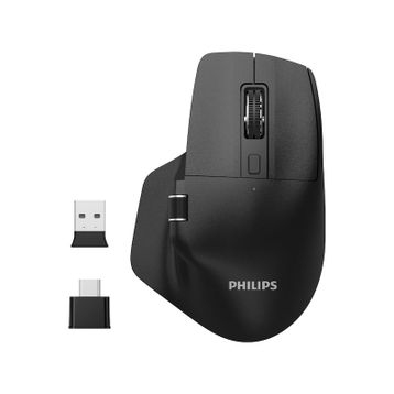 Philips SPK7858 Siyah Optik Şarjlı Sessiz Kablosuz Mouse