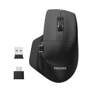 Philips SPK7858 Siyah Optik Şarjlı Sessiz Kablosuz Mouse