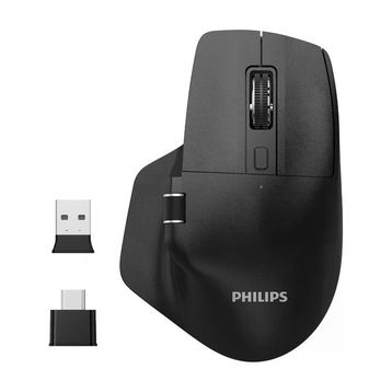 Philips SPK7858 Siyah Optik Şarjlı Sessiz Kablosuz Mouse