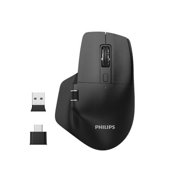 Philips SPK7858 Siyah Optik Şarjlı Sessiz Kablosuz Mouse
