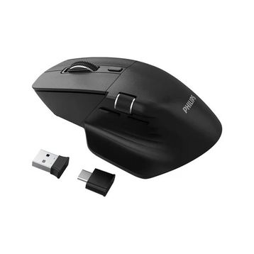 Philips SPK7858 Siyah Optik Şarjlı Sessiz Kablosuz Mouse