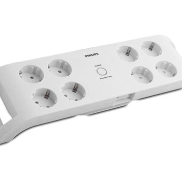 Philips SPN-3080B 2 mt Anahtarlı 8'li Akım Korumalı Priz
