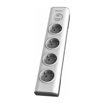 Philips SPN7040WA/62 4'lü 2 m 600 Joule Akım Korumalı Priz