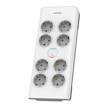 Philips SPN7080 900J 3680 W 2 mt 8'li Akım Korumalı Priz