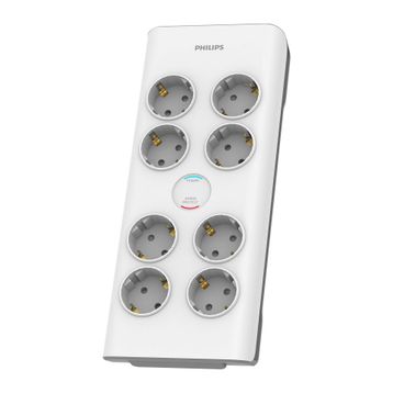 Philips SPN7080 900J 3680 W 2 mt 8'li Akım Korumalı Priz