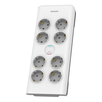 Philips SPN7080 900J 3680 W 2 mt 8'li Akım Korumalı Priz