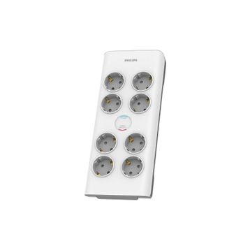 Philips SPN7080WA/62 Beyaz 900 Joules 2 mt Örgülü Kablo 8 Soket Akım Korumalı Priz