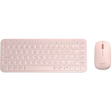 Philips SPT6338 Pembe Kablosuz Q Klavye Mouse Seti