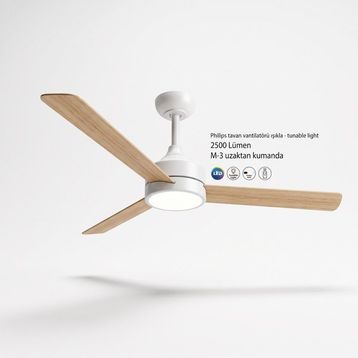 Philips Velyx Beyaz Aydınlatmalı Tavan Vantilatörü