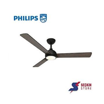 Philips Velyx Siyah Aydınlatmalı Tavan Vantilatörü