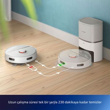 Philips XU3110/02 3000 Serisi Aqua Beyaz Robot Süpürge