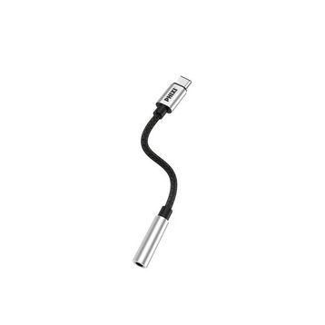 Phixi Basic CA111 Metal Başlıklı Örgü Type-C To 3.5 mm Jack Çevirici Kablo