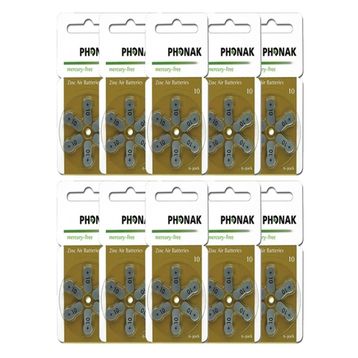 Phonak No:10 60x10 İşitme Cihazı Pili