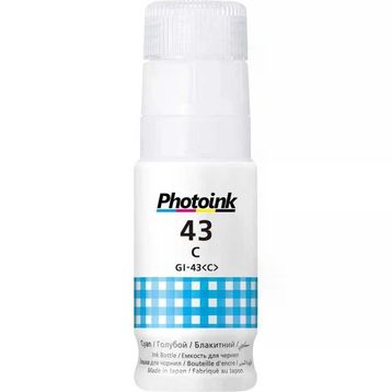 Photoink Canon Gİ-43C 70 ml Mavi Şişe Mürekkep