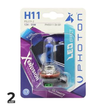 Photon H11 Diamond Xen Vision 12V Beyaz Ampul