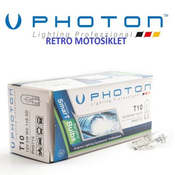 Photon T10 W5W 12V Dipsiz Çakar Led