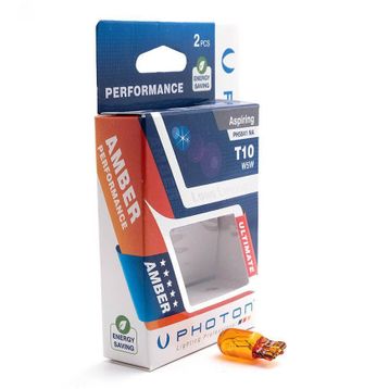 Photon T10 W5W PH5541 Turuncu Dipsiz Ampul