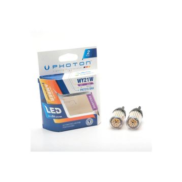 Photon T20 21/5W 1016 Turuncu 2'li Çift Duy Dipsiz Led