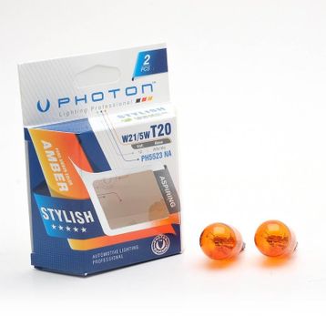 Photon T20 21/5W 12V Çift Devre Naturel Amber Ampul