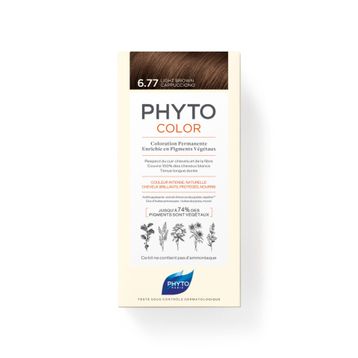 Phytocolor 6.77 Light Brown Cappuccıno Kahve Bitkisel Saç Boyası