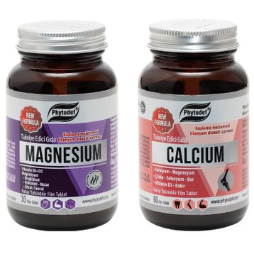 Phytodef Magnezyum 30 Tablet + Kalsiyum 60 Tablet