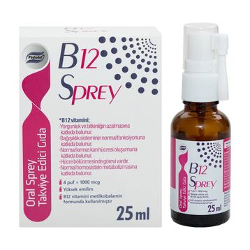 Phytodef Vitamin B12 Çilek Aromalı 25 ml Sprey