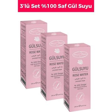 Phytoflora 3x250 ml Gül Suyu