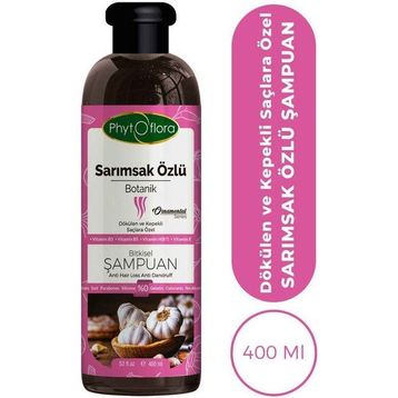 Phytoflora Findit Tuzsuz Yağlı ve Dökülen ve Kepekli Saçlara Özel 400 ml Sarımsak Özlü Bitkisel Şampuan